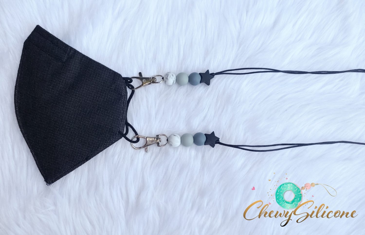Marble Skies Mask Lanyard
