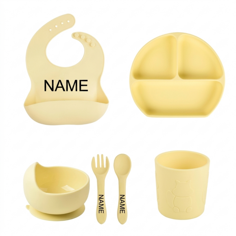 Candy Yellow Set (Full Silicone) - Free Name Engraving