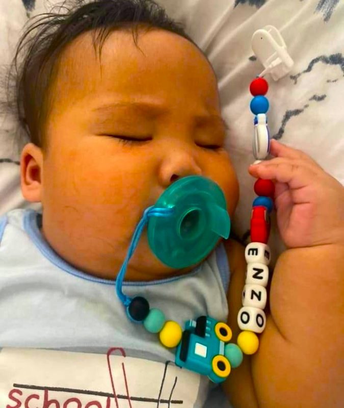 Customization - Baby Teether/Pacifier Holder