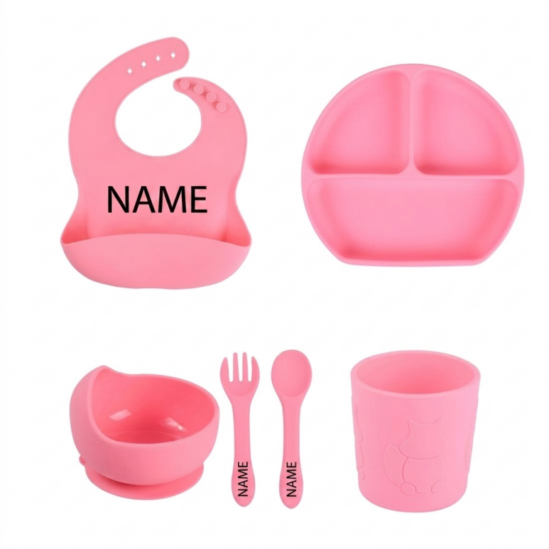 Sweet Pink Set - Full Silicone Free Name Engraving