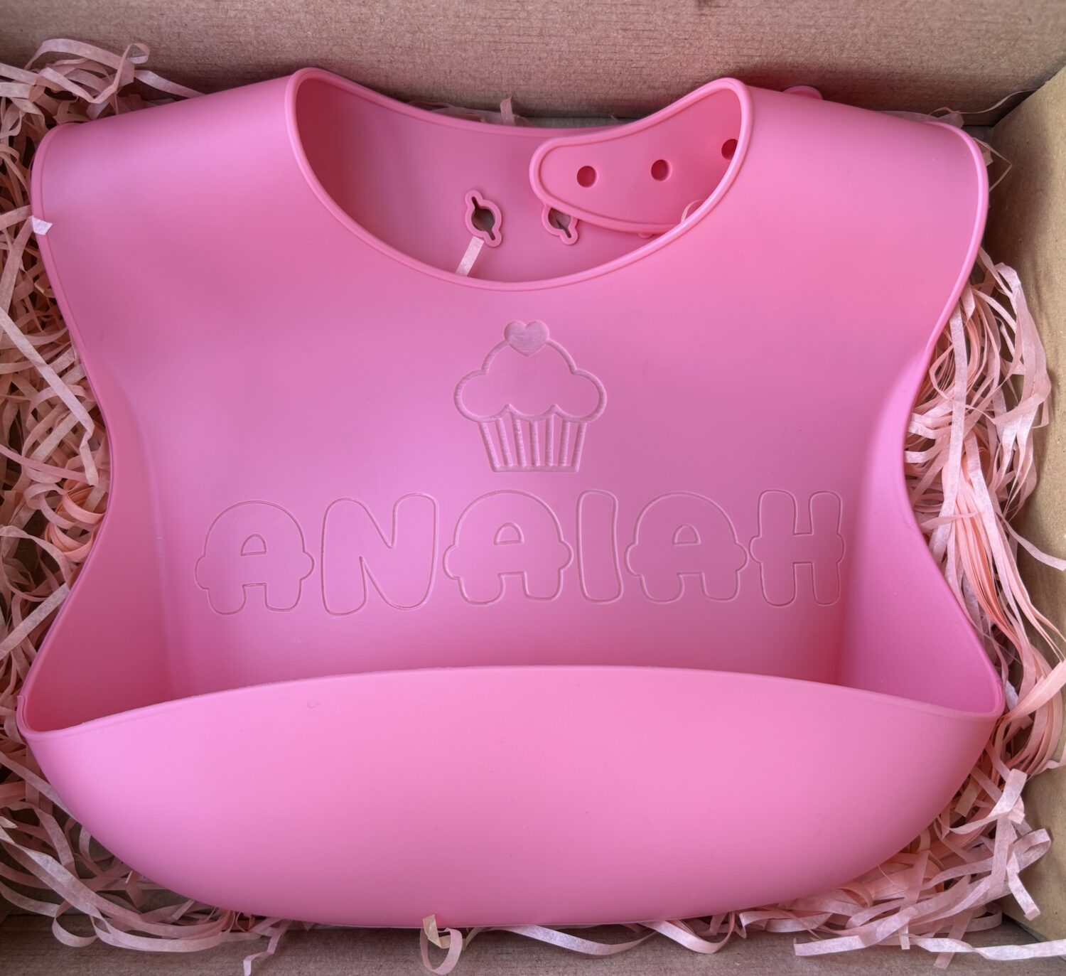 Round Sweet Pink Set - Full Silicone Free Name Engraving - Image 3