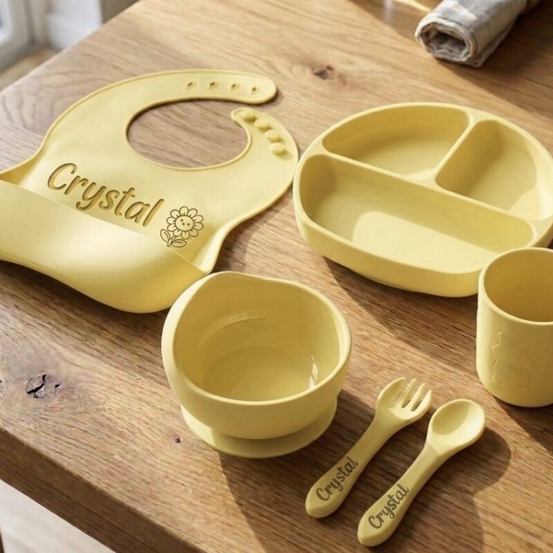 Candy Yellow Set (Full Silicone) - Free Name Engraving