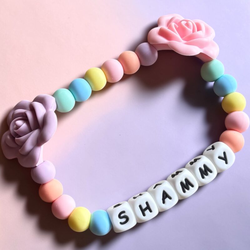 Rose Teether Beads #1