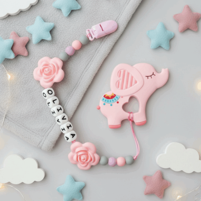 Elephant (Pink) Pre Set Teether #2