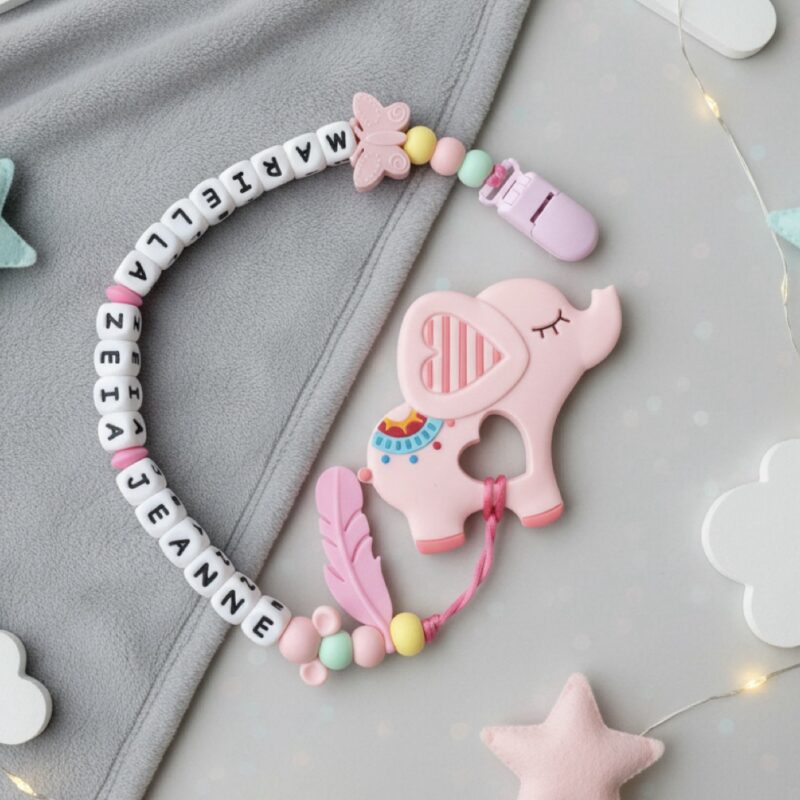 Elephant (Pink) Pre Set Teether #1